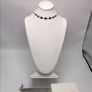 Michael Kors starburst pave choker necklace